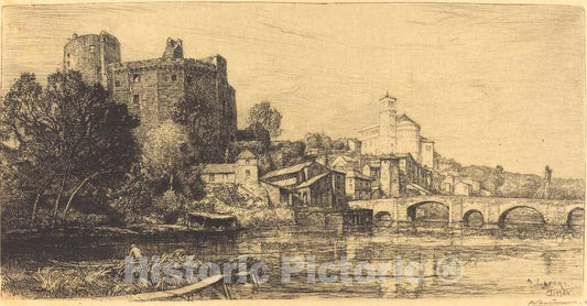 Art Print : Auguste LepÃ¨re, Clisson (Lower Loire), 1909 - Vintage Wall Art