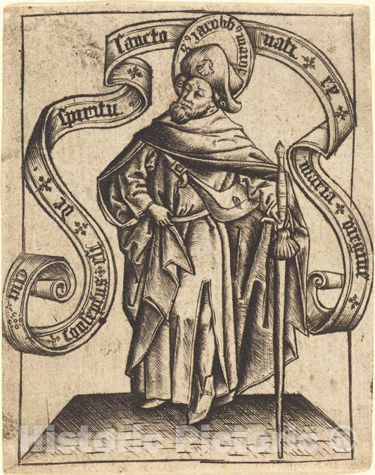 Art Print : Saint James The Greater, c. 1465 - Vintage Wall Art