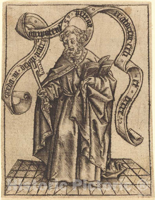 Art Print : Saint Peter, c. 1465 - Vintage Wall Art