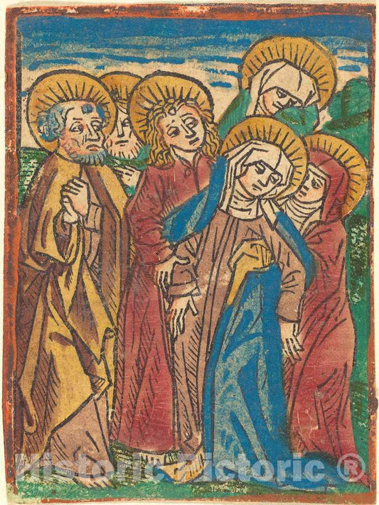Art Print : Madonna Overcome, c. 1490 - Vintage Wall Art