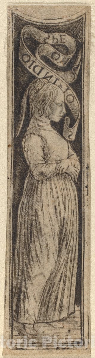 Art Print : Francesco Francia, Hope, c.1475 - Vintage Wall Art