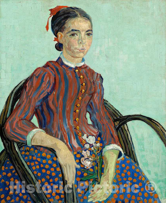 Art Print : Vincent Van Gogh, La MousmÃ©, 1888 - Vintage Wall Art