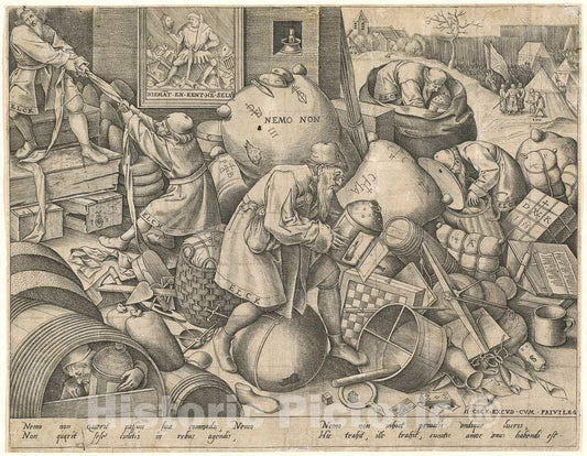 Art Print : Heyden After Bruegel, EveryMan - Vintage Wall Art