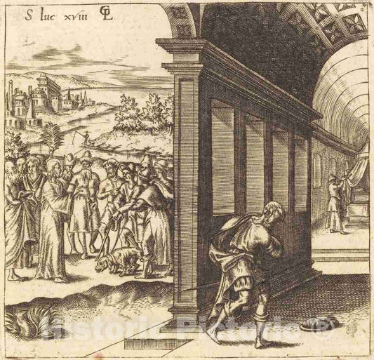 Art Print : LÃ©onard Gaultier, Christ The Teacher, c.1578 - Vintage Wall Art