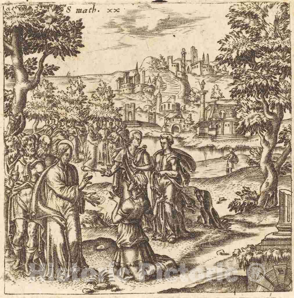 Art Print : LÃ©onard Gaultier, James and John Seek Honor, c.1578 - Vintage Wall Art