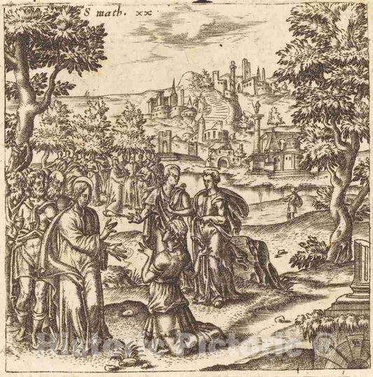 Art Print : LÃ©onard Gaultier, James and John Seek Honor, c.1578 - Vintage Wall Art