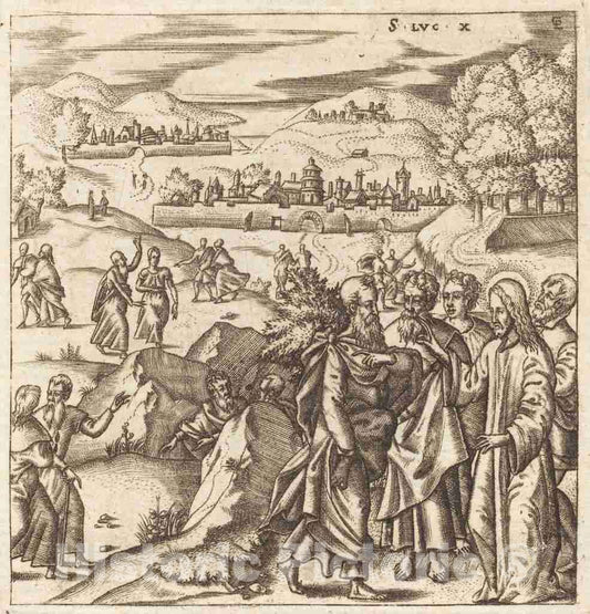 Art Print : LÃ©onard Gaultier, The Mission of The Seventy, c.1578 - Vintage Wall Art