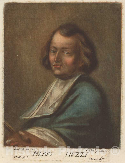 Art Print : Lasinio, After Mario Nuzzi, Mario Nuzzi, 1789 - Vintage Wall Art