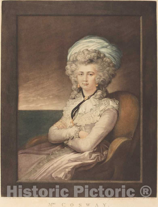 Art Print : Green After Maria Cosway, Maria Cecilia Louisa Cosway, 1787 - Vintage Wall Art