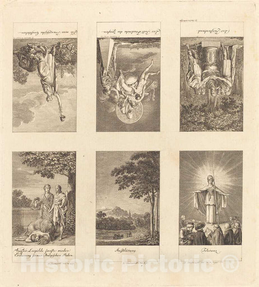 Art Print : Daniel Nikolaus Chodowiecki, Affairs of State, 1770-1780, 1791 - Vintage Wall Art