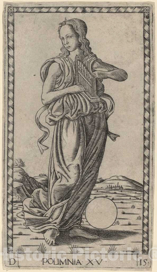Art Print : Polimnia (Polyhymnia), c. 1465 - Vintage Wall Art