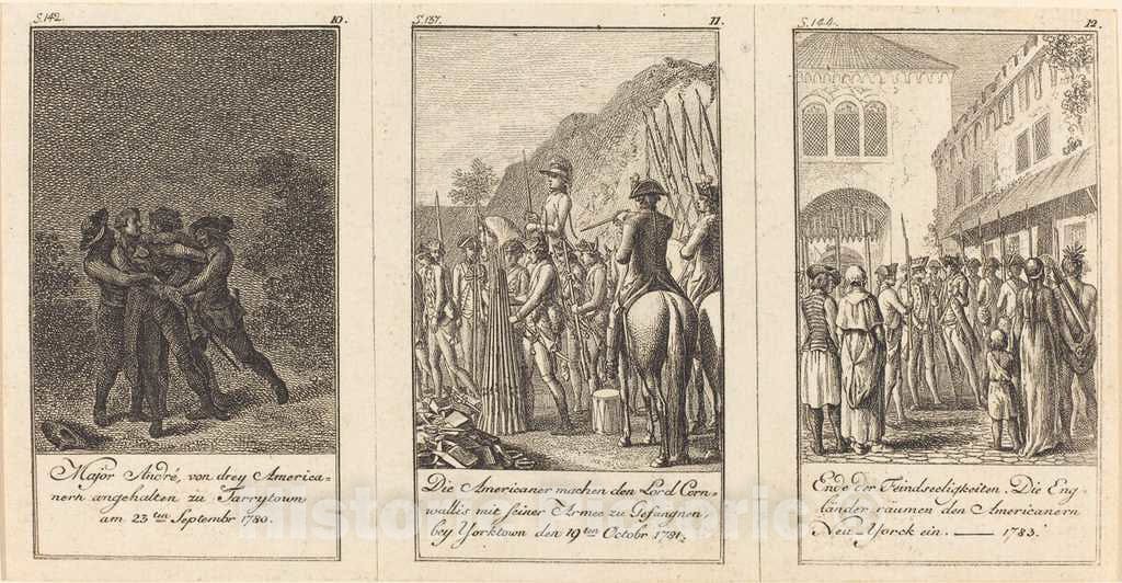 Art Print : Daniel Nikolaus Chodowiecki, The History of The United States, c.1784 - Vintage Wall Art