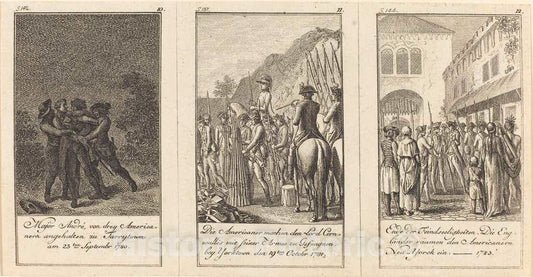 Art Print : Daniel Nikolaus Chodowiecki, The History of The United States, c.1784 - Vintage Wall Art
