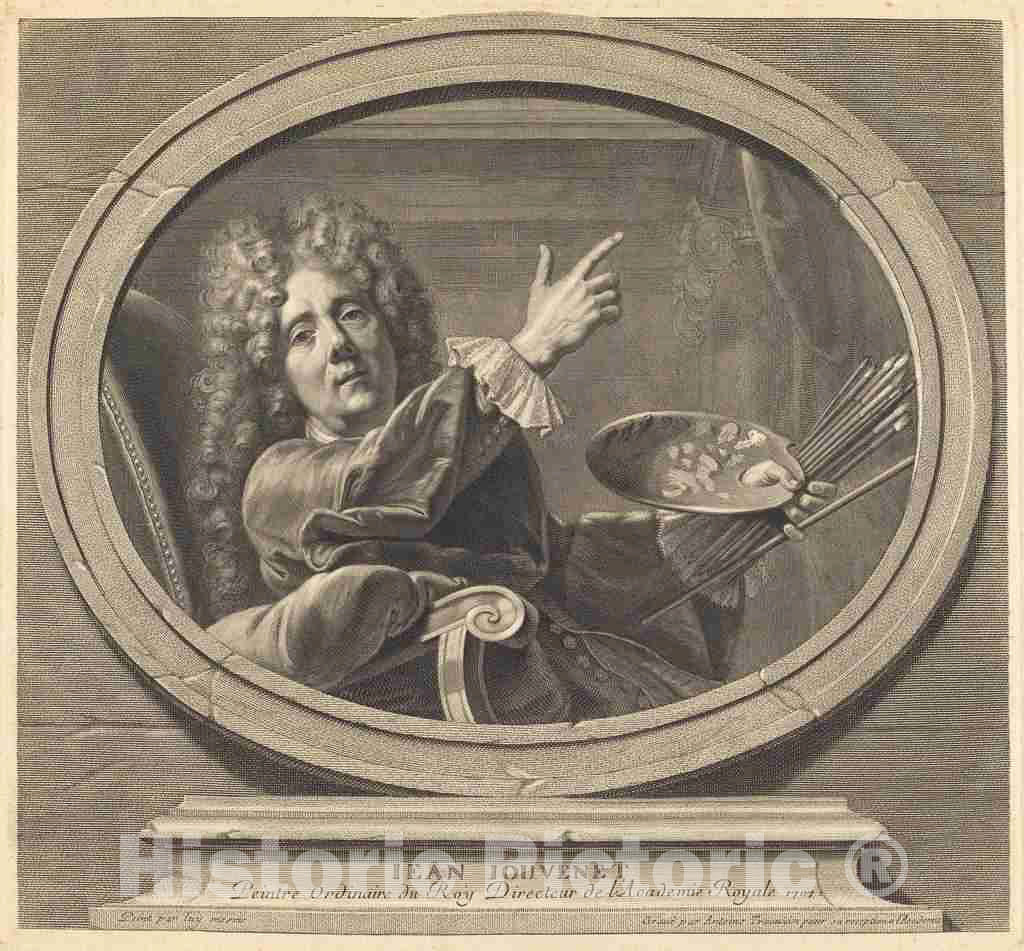 Art Print : Trouvain After Jouvenet, Jean Jouvenet, 1707 - Vintage Wall Art