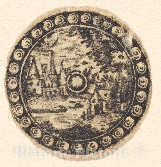 Art Print : Antoine Jacquard, Landscape - Vintage Wall Art