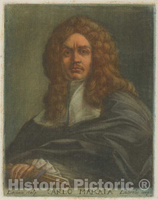 Art Print : Lasinio, After Maratta, Carlo Maratta, 1789 - Vintage Wall Art