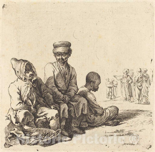 Art Print : Daniel Nikolaus Chodowiecki, Russians and Turks, 1764 - Vintage Wall Art