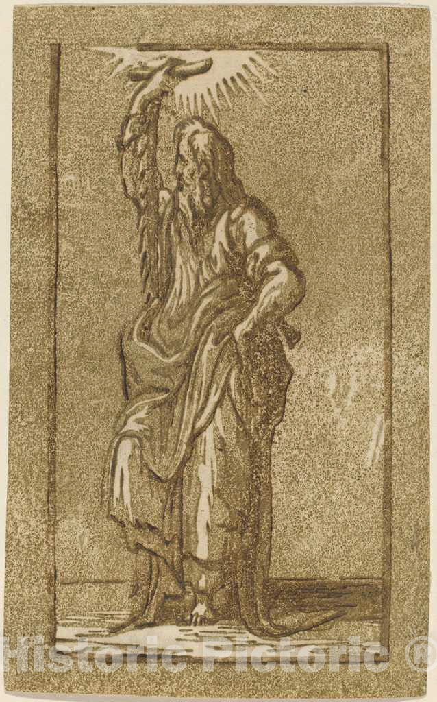 Art Print : Trento After Parmigianino, Saint Simon - Vintage Wall Art