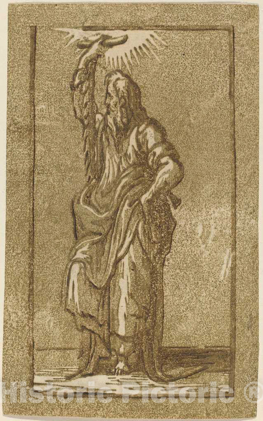 Art Print : Trento After Parmigianino, Saint Simon - Vintage Wall Art