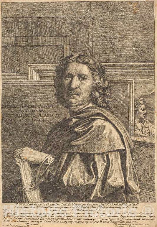 Art Print : Pesne After Nicolas Poussin, Nicolas Poussin, 1650 - Vintage Wall Art