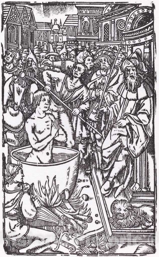 Art Print : The Martyrdom of a Saint - Vintage Wall Art