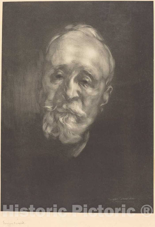 Art Print : EugÃ¨ne CarriÃ¨re, Pierre Puvis de Chavannes, 1897 - Vintage Wall Art
