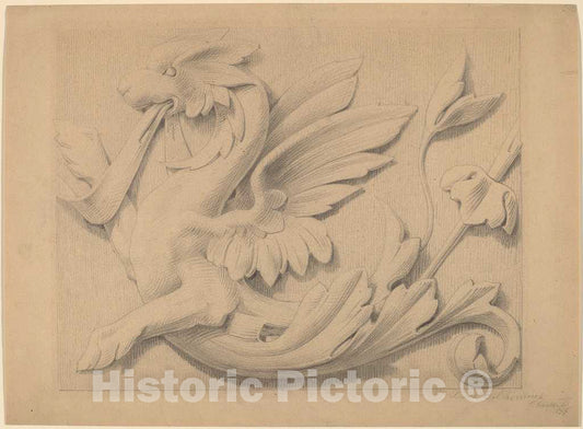 Art Print : Louis Michel Eilshemius, Study from a Cast, c.1885 - Vintage Wall Art