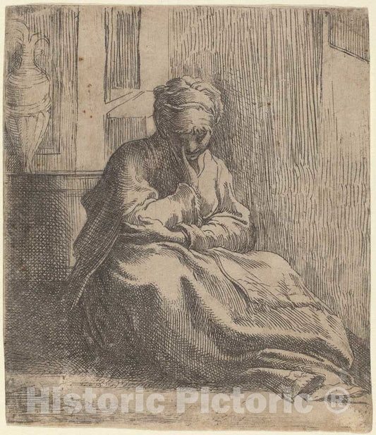 Art Print : Parmigianino, Saint ThaÃ¯s - Vintage Wall Art