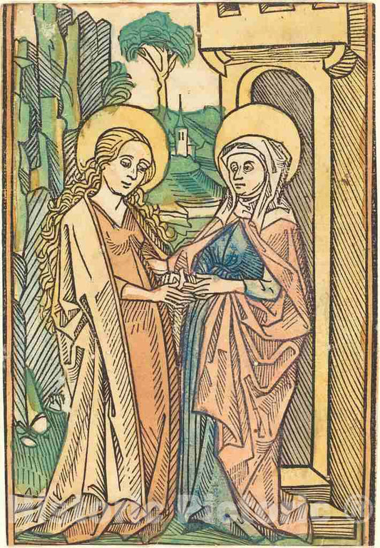 Art Print : Visitation - Vintage Wall Art