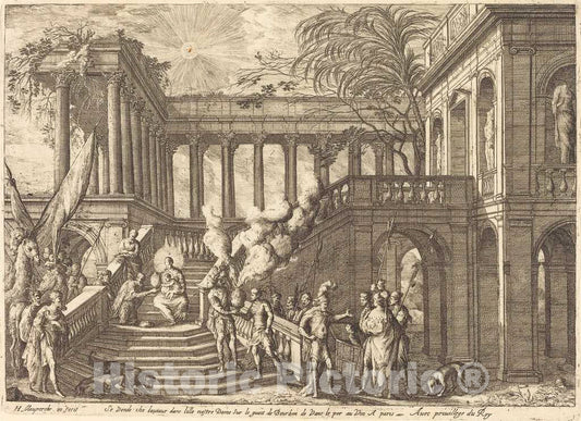 Art Print : Henri Mauperche, The Adoration of The Kings - Vintage Wall Art