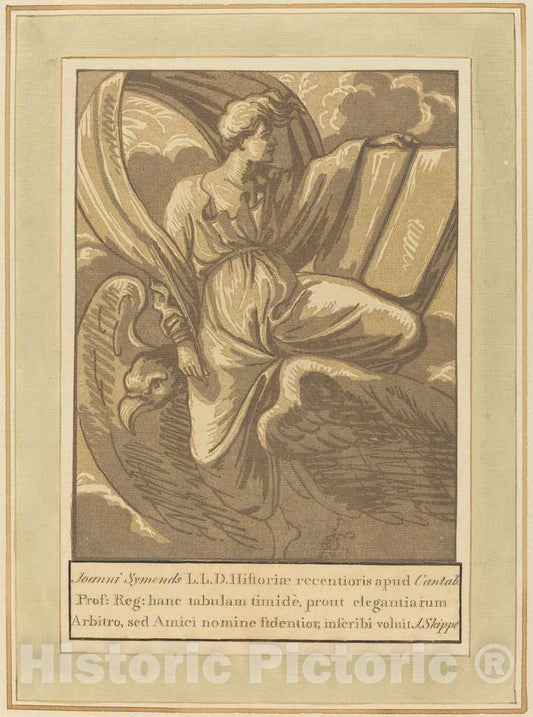 Art Print : Skippe After Parmigianino, Saint John The Evangelist, 1771 - Vintage Wall Art