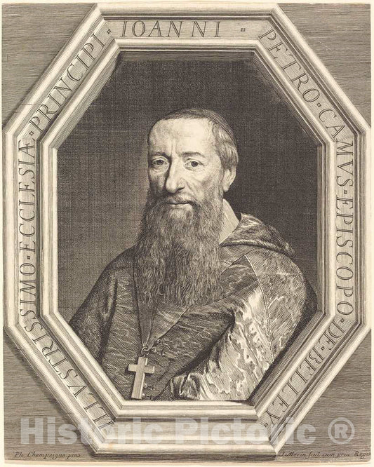 Art Print : Morin After Champaigne, Jean Pierre Camus - Vintage Wall Art