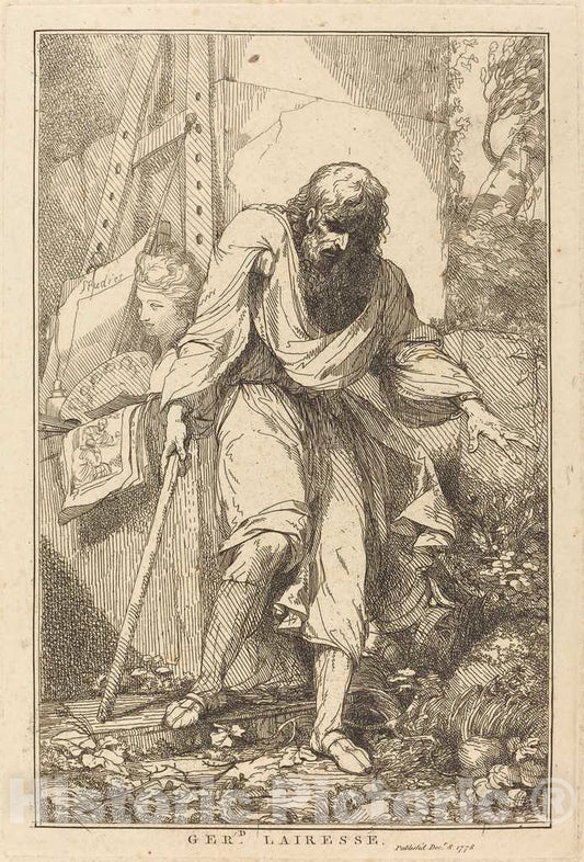 Art Print : John Hamilton Mortimer, Gerard Lairesse, 1778 - Vintage Wall Art
