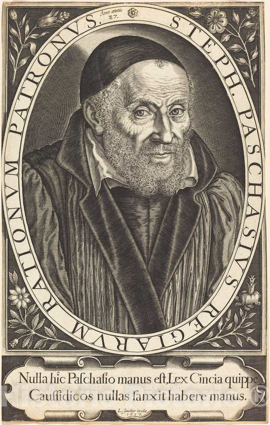 Art Print : LÃ©onard Gaultier, Etienne Pasquier, 1617 - Vintage Wall Art