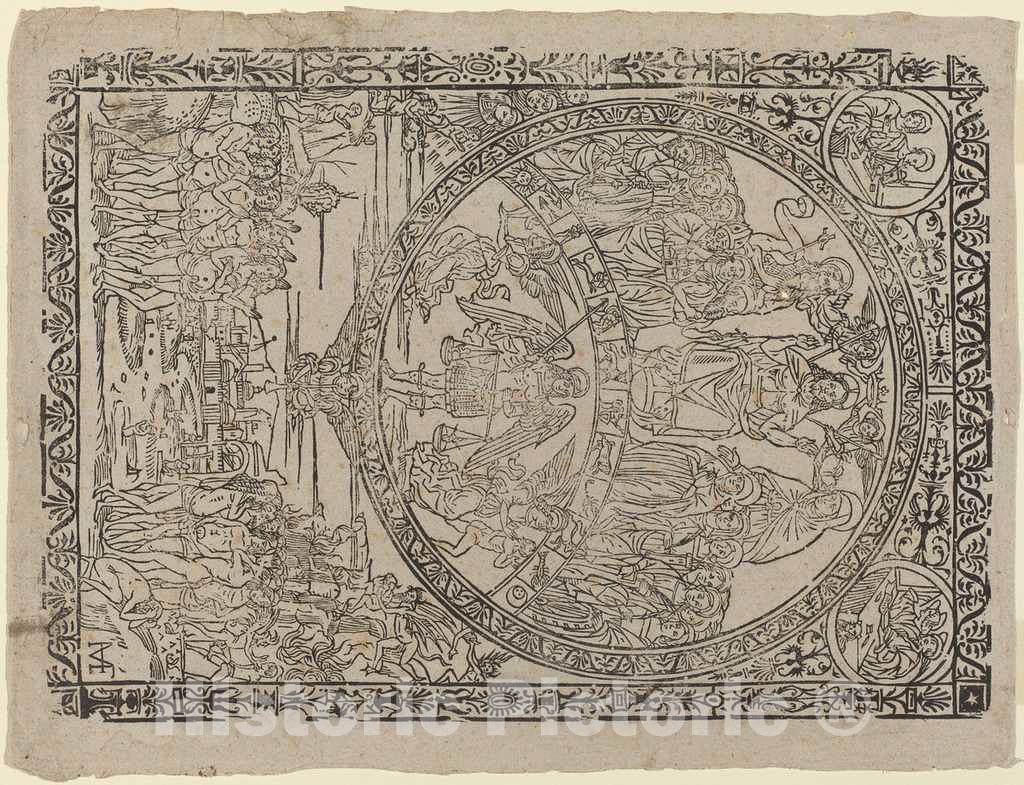 Art Print : The Last Judgment - Vintage Wall Art