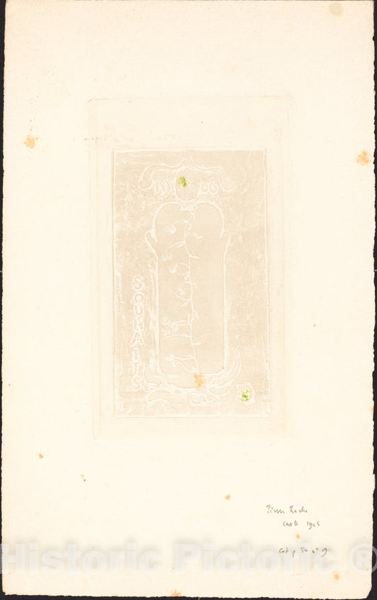 Art Print : Roche, Souhaits (Aspirations), 1906 - Vintage Wall Art