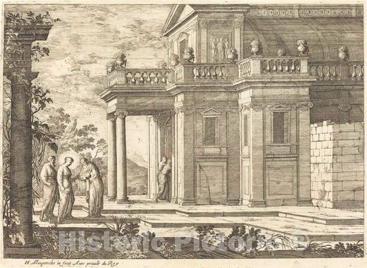 Art Print : Henri Mauperche, Presentation in The Temple - Vintage Wall Art
