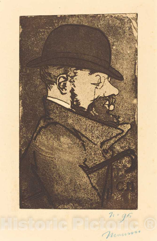 Art Print : Charles Maurin, Henri de Toulouse-Lautrec, 1890 - Vintage Wall Art