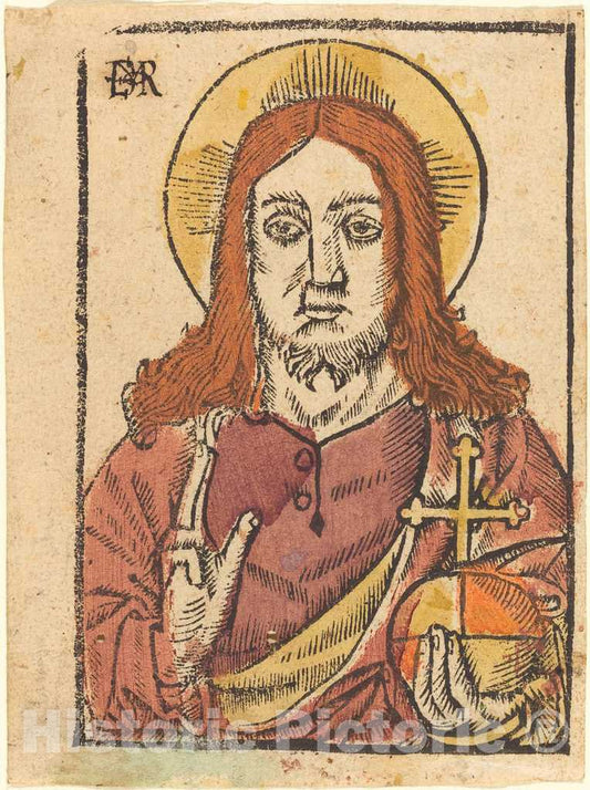 Art Print : Salvator Mundi - Vintage Wall Art