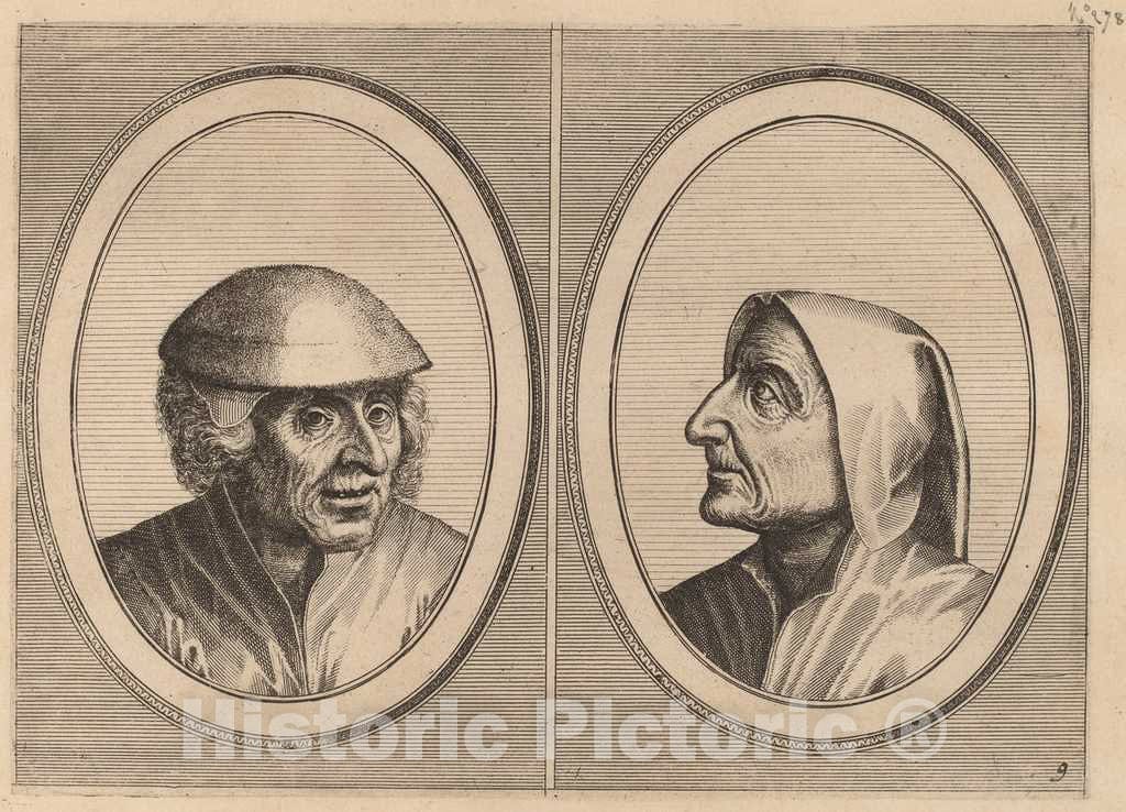 Art Print : Doetechum After Brugel The Elder, Kees Geldt-Sack and Kaarighe Truy, c.1565 - Vintage Wall Art