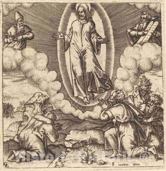 Art Print : LÃ©onard Gaultier, The Transfiguration, c.1578 - Vintage Wall Art