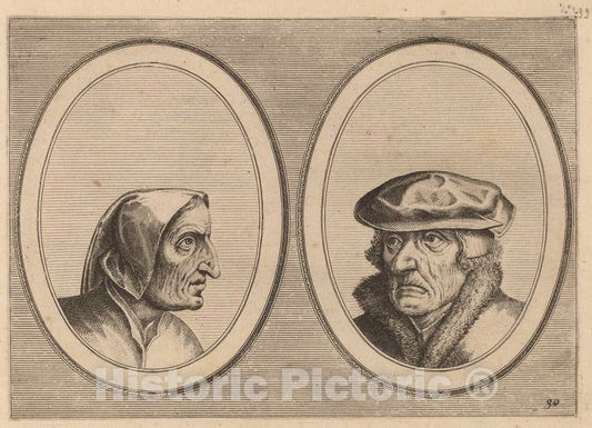 Art Print : Doetechum After Brugel The Elder, Buyltje On-versaed and Waerner Altijdt-Meer, c.1565 - Vintage Wall Art