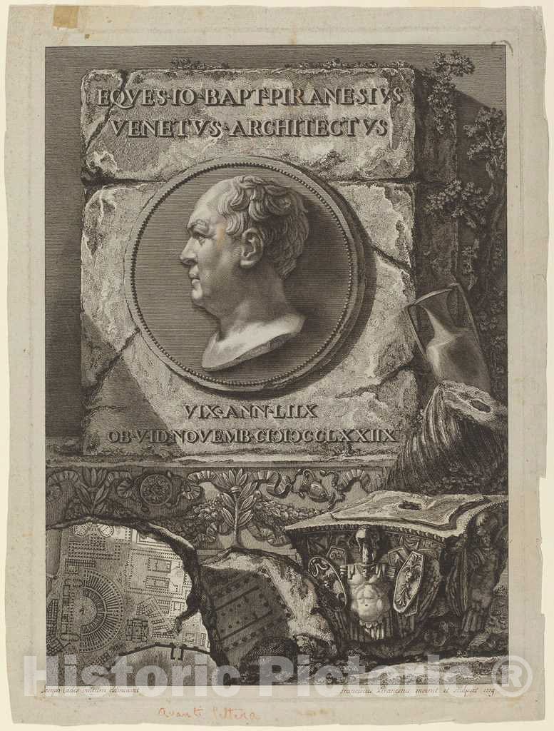 Art Print : Francesco Piranesi, Giovanni Battista Piranesi, 1779 - Vintage Wall Art
