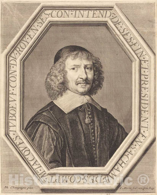 Art Print : Morin After Champaigne, Jacques Tuboeuf - Vintage Wall Art
