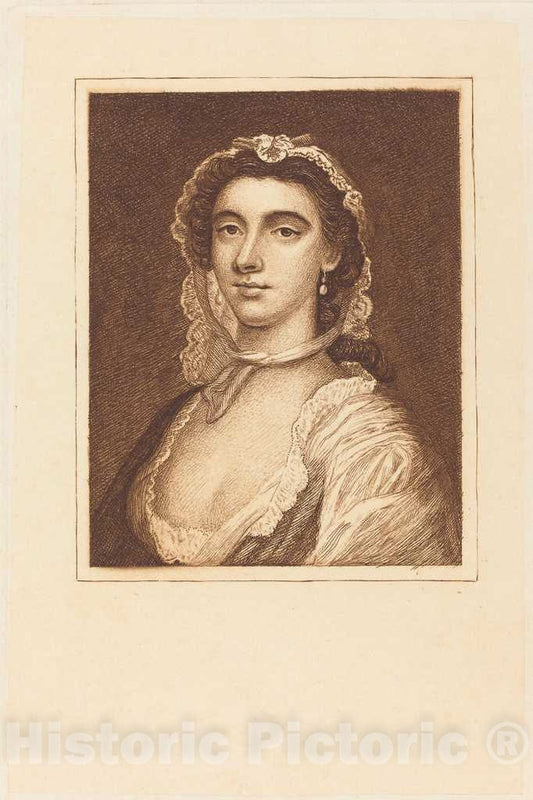 Art Print : Peg Woffington, 19th Century - Vintage Wall Art