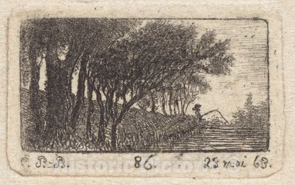 Art Print : Emmanuel PhÃ©lippes-Beaulieu, The Young Peasant Woman, 1863 - Vintage Wall Art