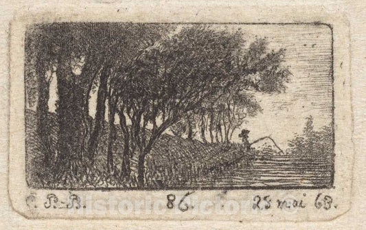 Art Print : Emmanuel PhÃ©lippes-Beaulieu, The Young Peasant Woman, 1863 - Vintage Wall Art