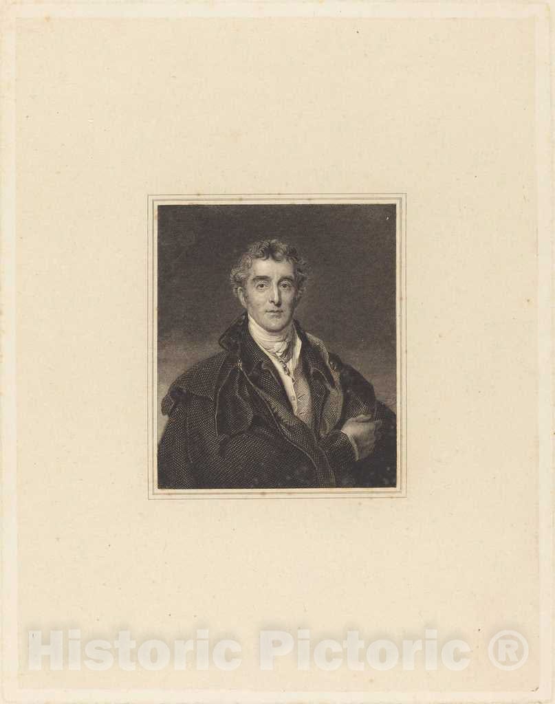 Art Print : Portrait of a Gentleman, 18th Century - Vintage Wall Art