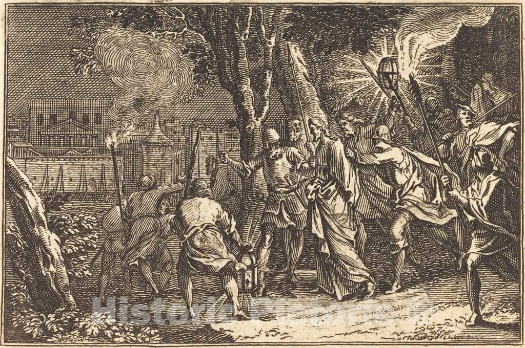 Art Print : Le Clerc I, The Arrest of Christ - Vintage Wall Art