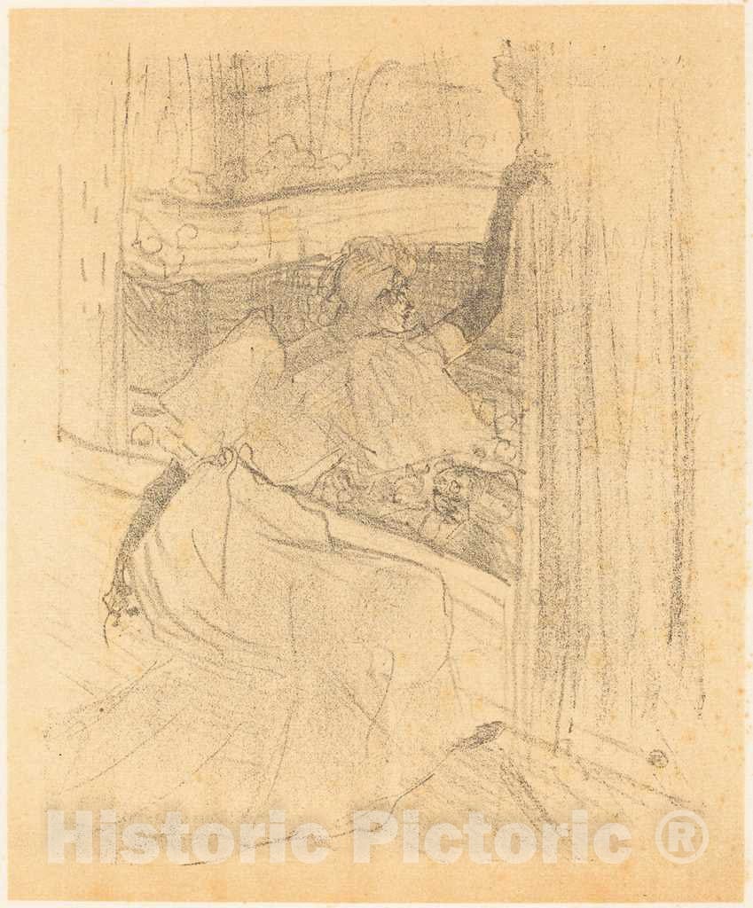Art Print : Henri de Toulouse-Lautrec, Bowing to The Audience (Saluant le Public), 1898 - Vintage Wall Art